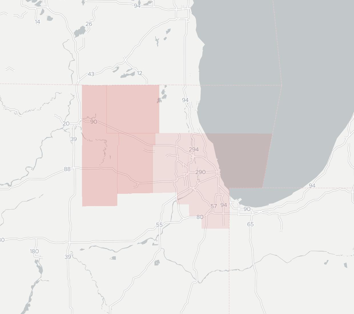 Fox Valley Internet Coverage Map