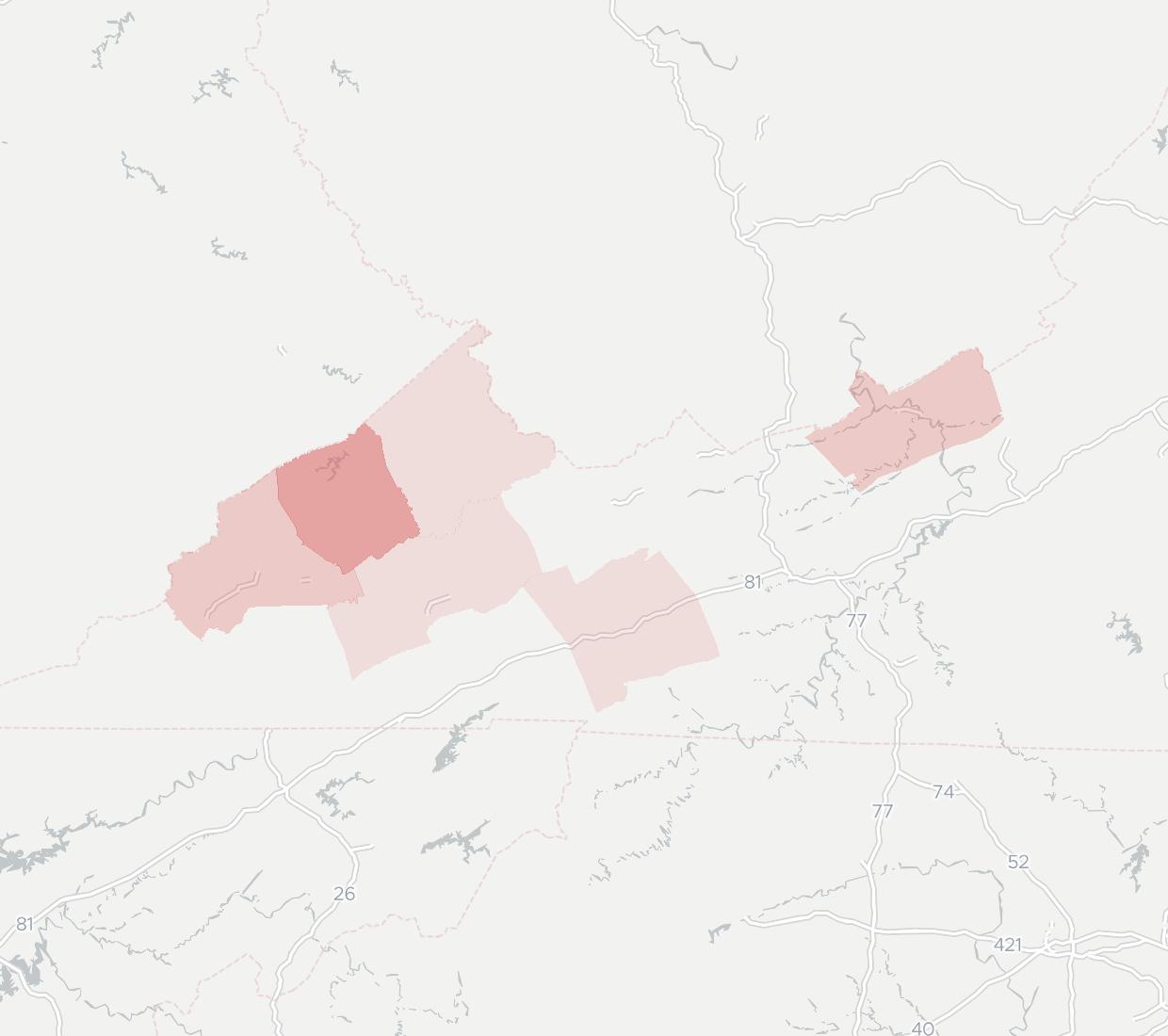 Hillcom Availability Map. Click for interactive map