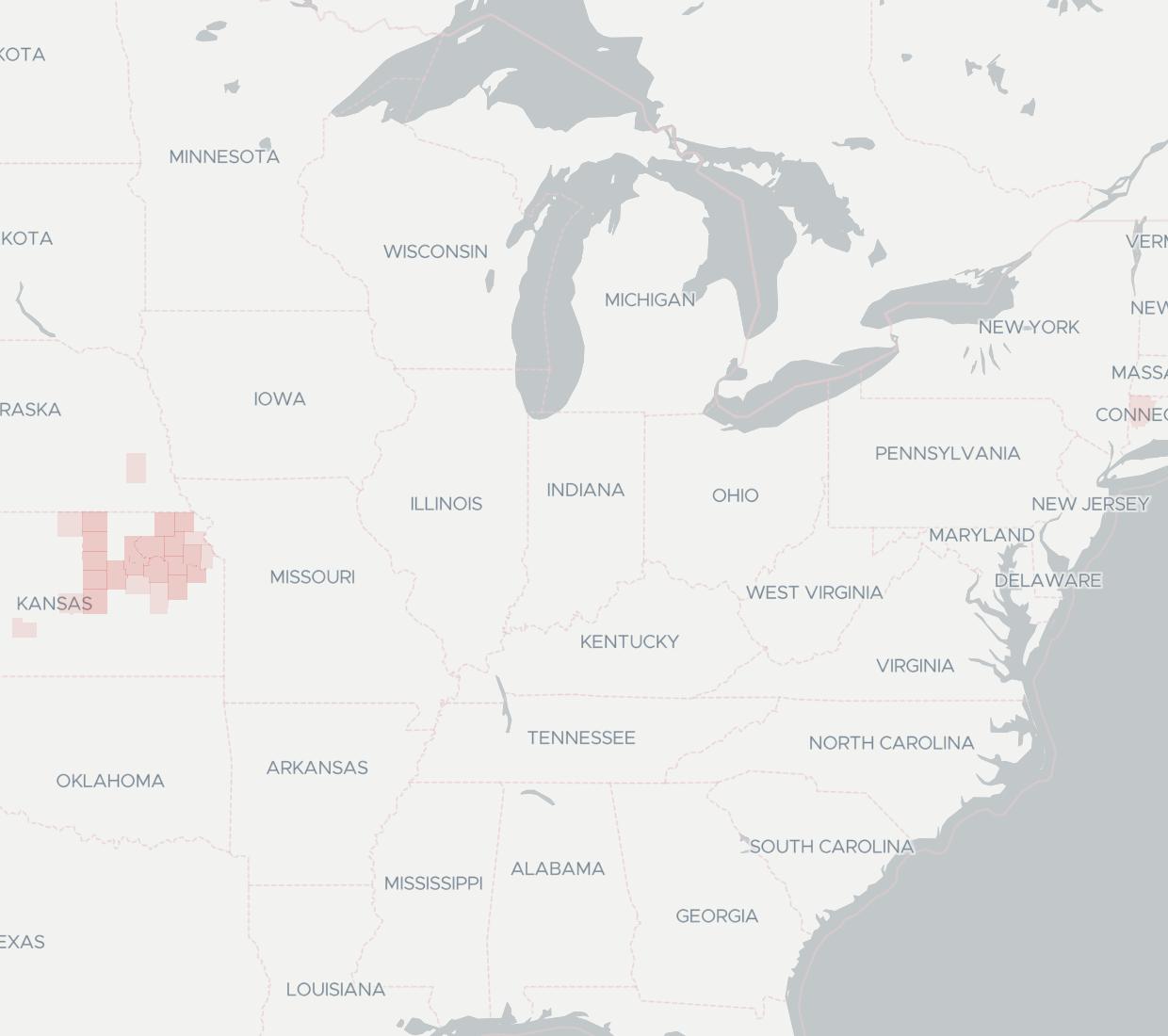 Kansas Broadband Internet Coverage Map