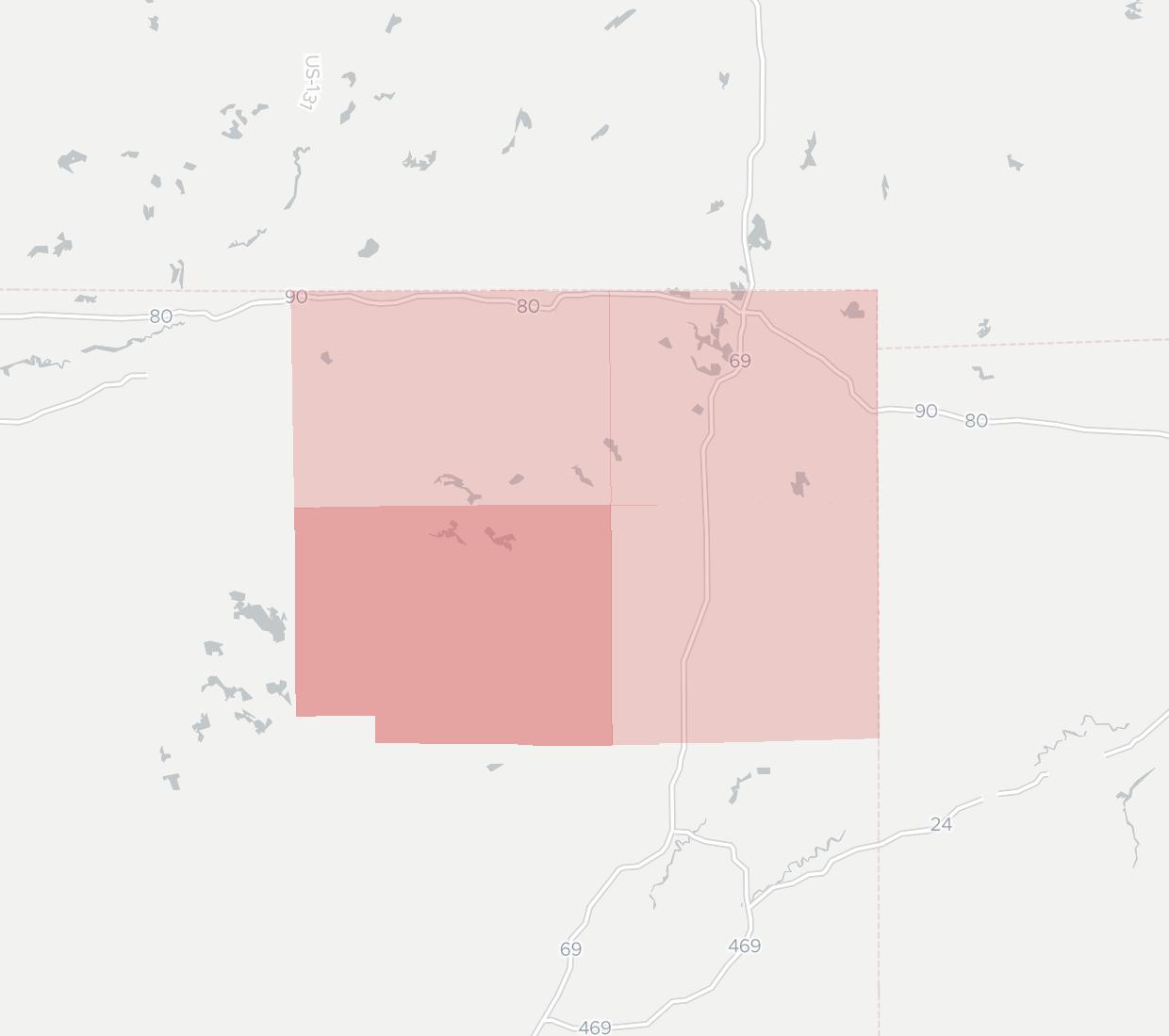 Kendallville Internet Availability Map. Click for interactive map.
