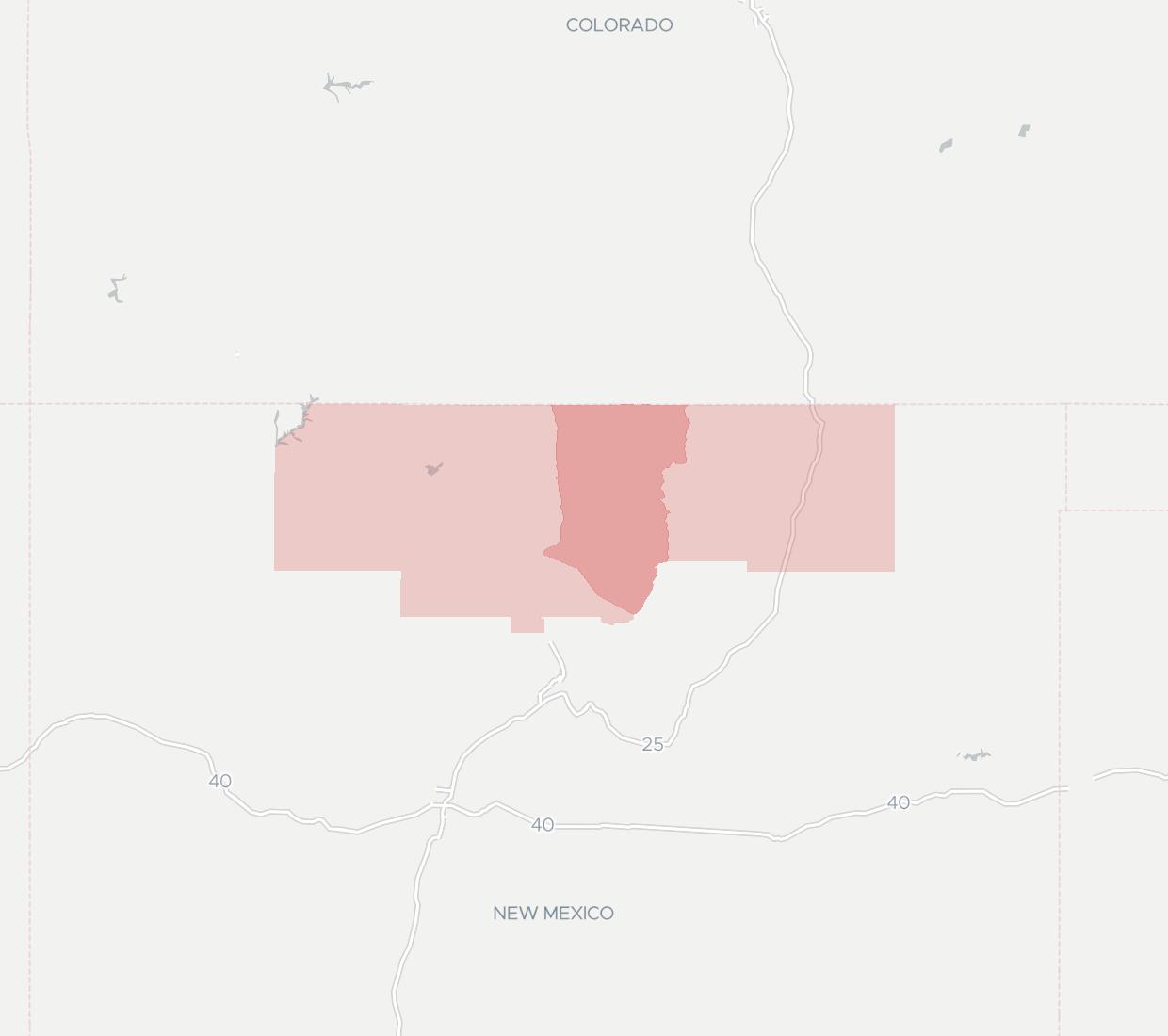 Kit Carson Internet Availability Map. Click for interactive map