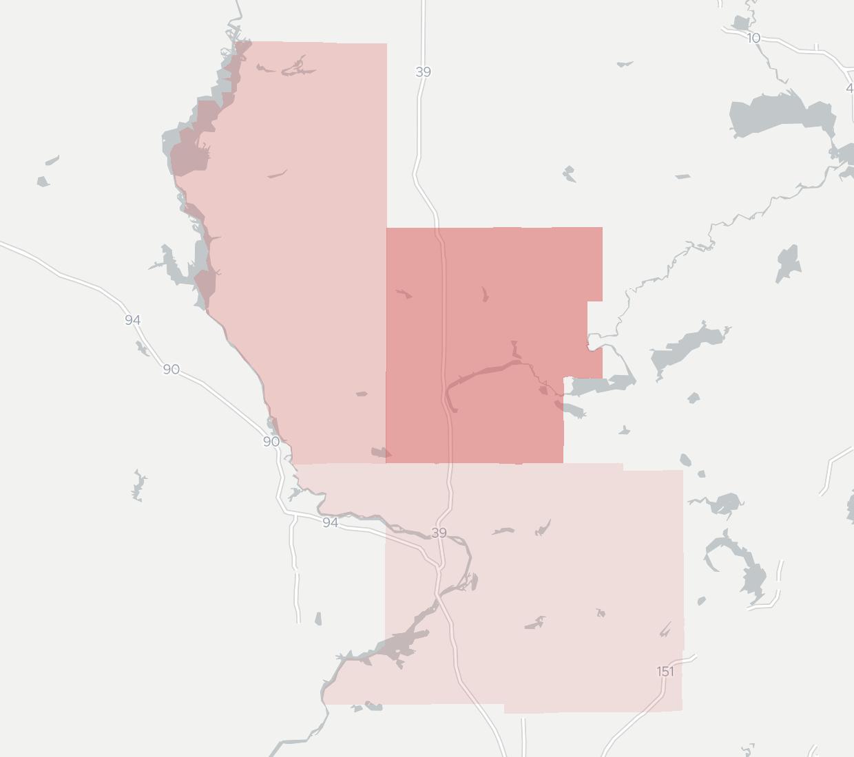 Marquette-Adams Telephone Cooperative Availability Map. Click for interactive map