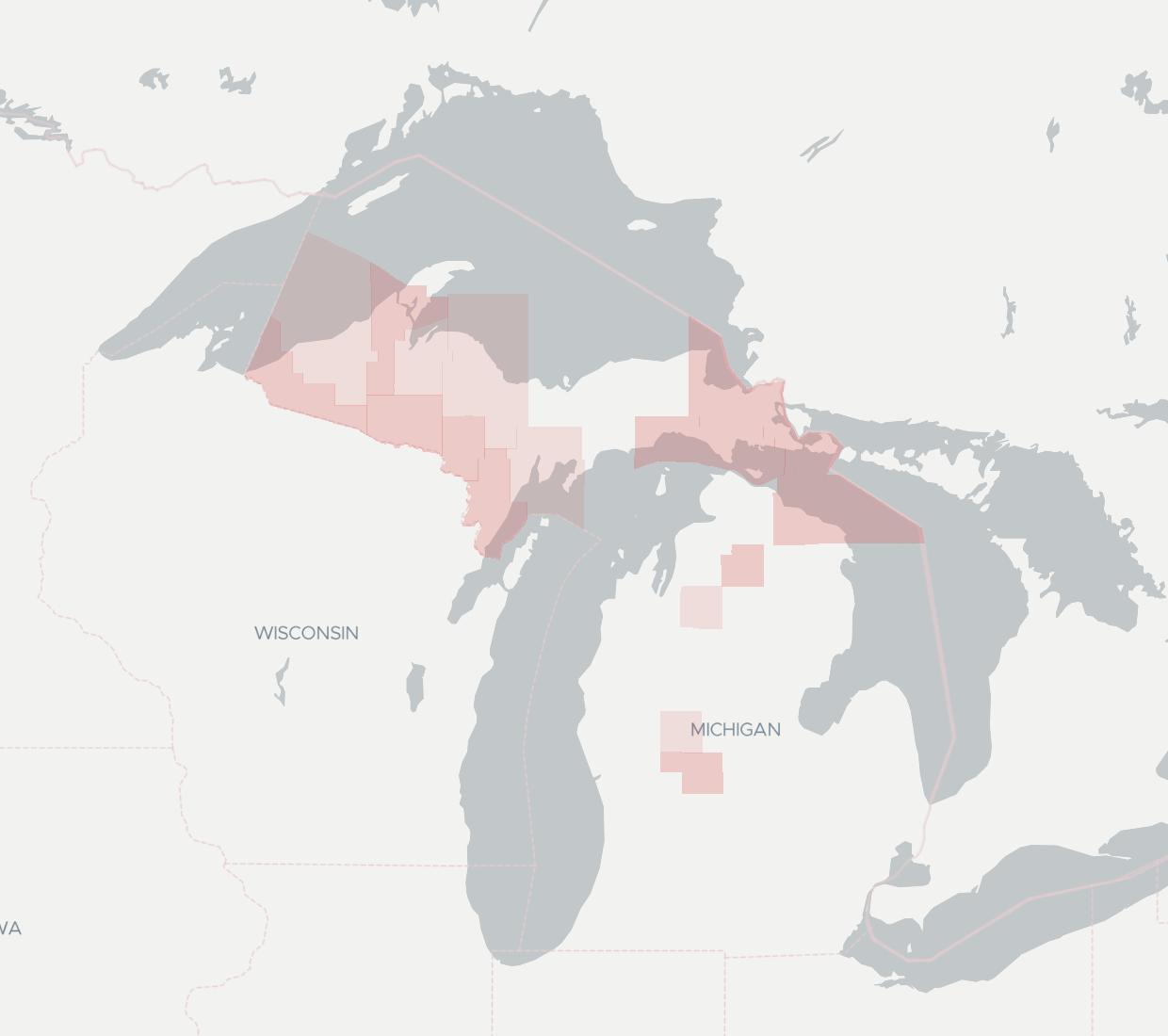 Michigan Broadband Coverage Map