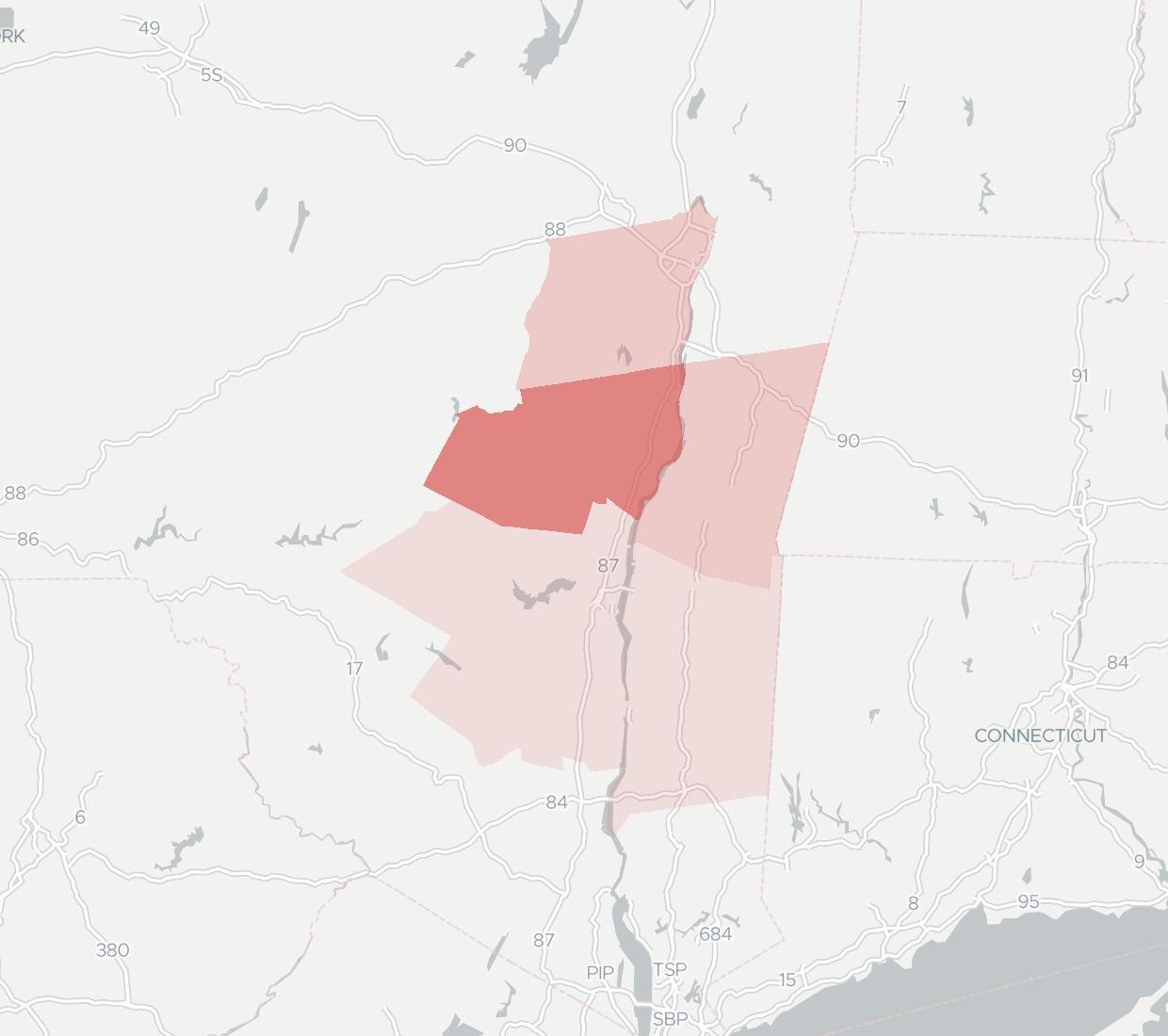 Mid-Hudson Cablevision Coverage Map
