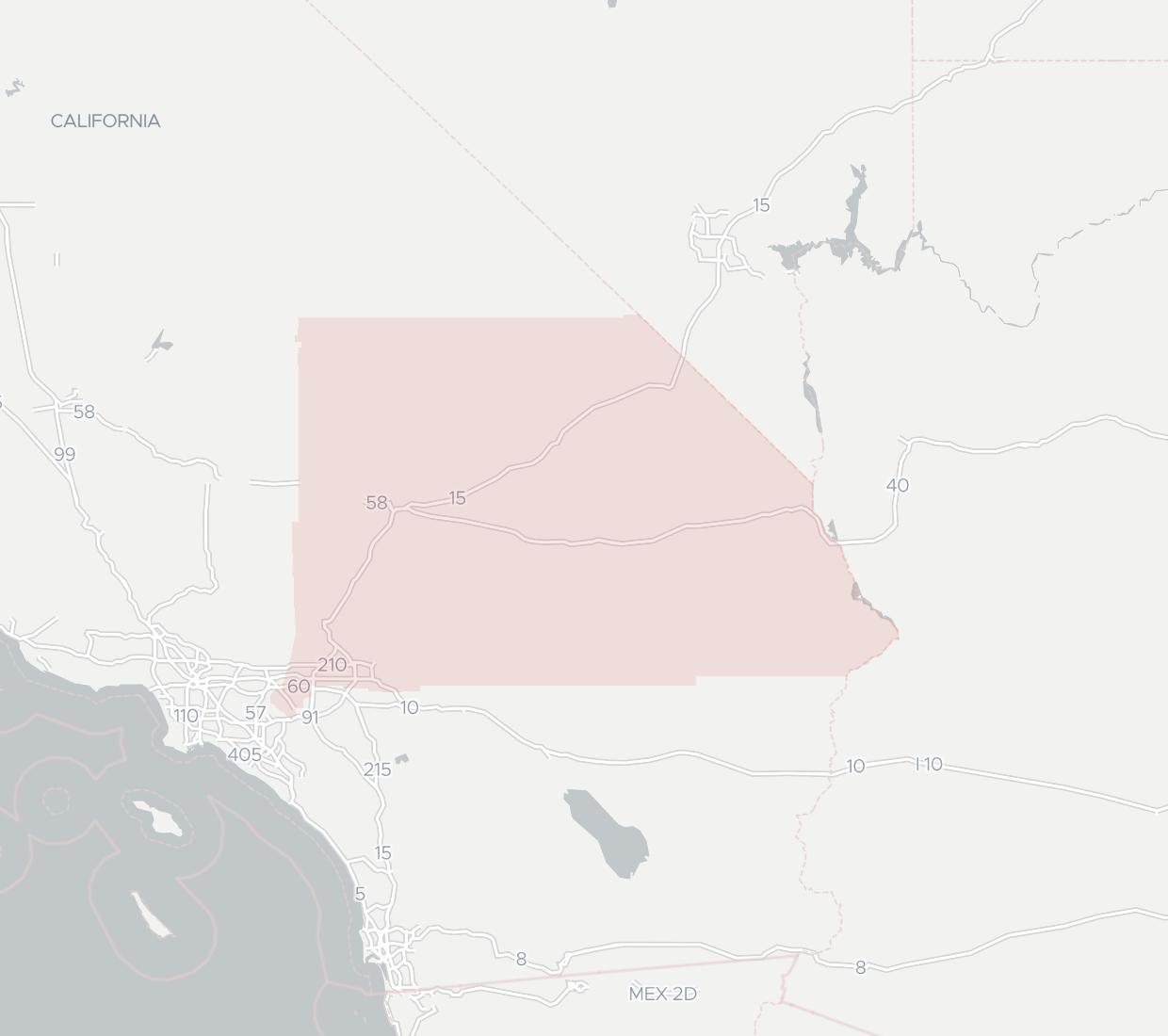 Mojave WiFi Availability Map. Click for interactive map