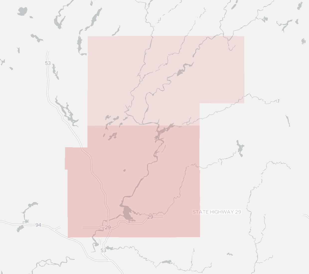 NTERA Availability Map. Click for interactive map.