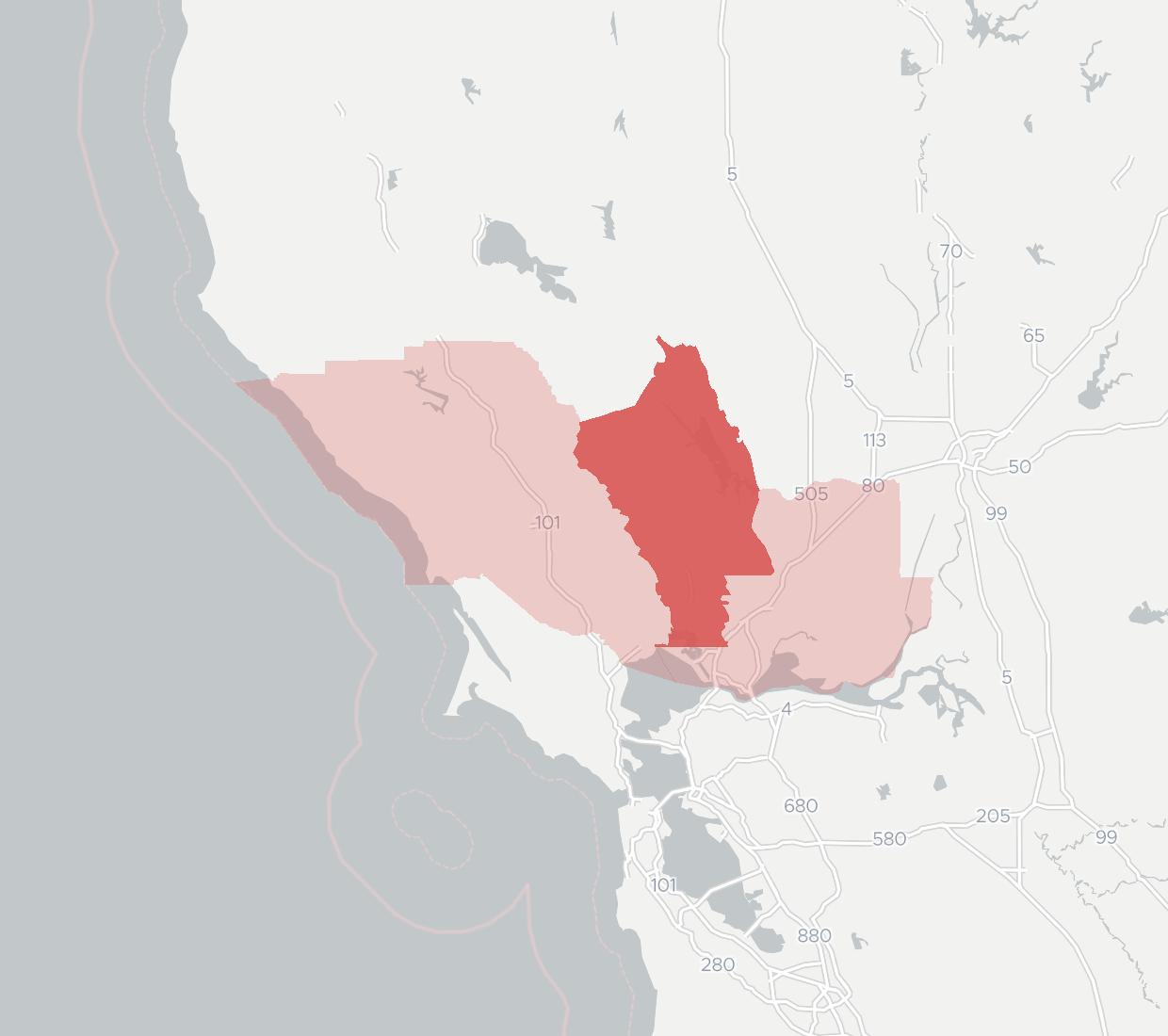 Napanet Internet Services Coverage Map