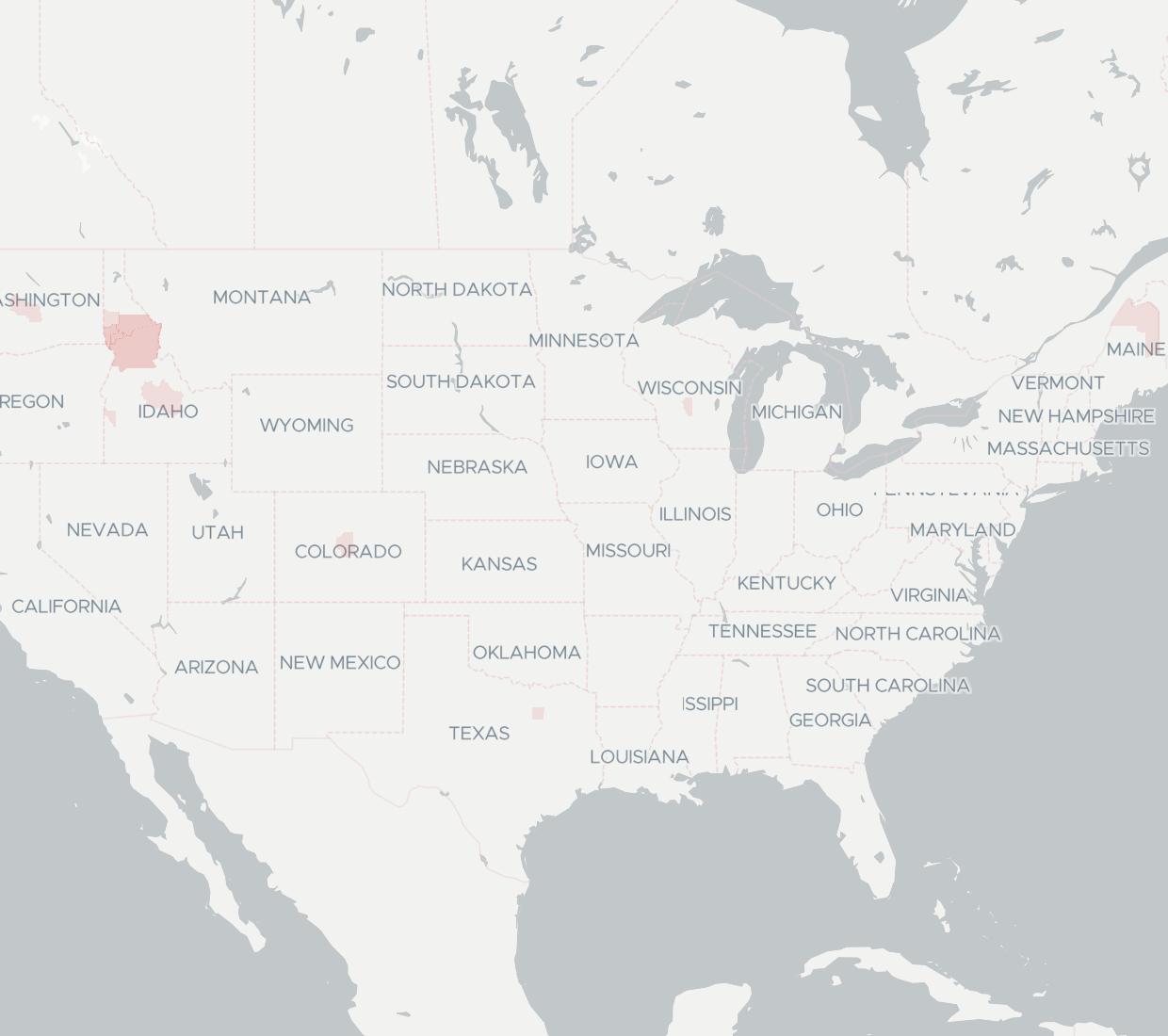 Nez Perce Systems Coverage Map