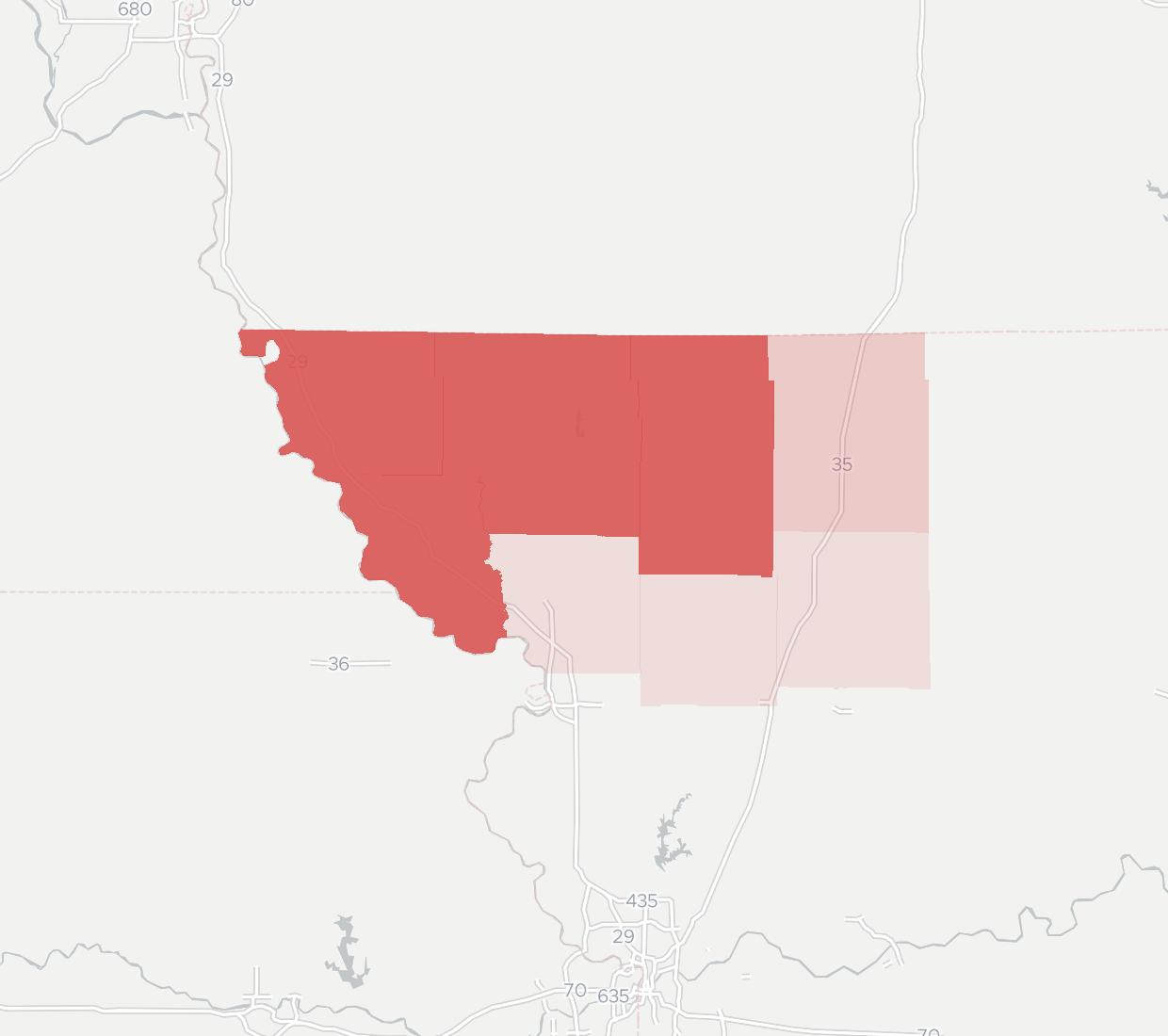 Northwest Missouri Cellular Coverage Map