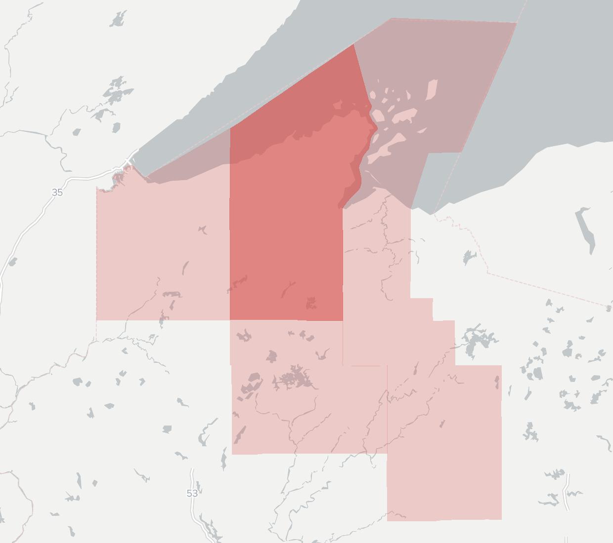 Norvado Availability Map. Click for interactive map