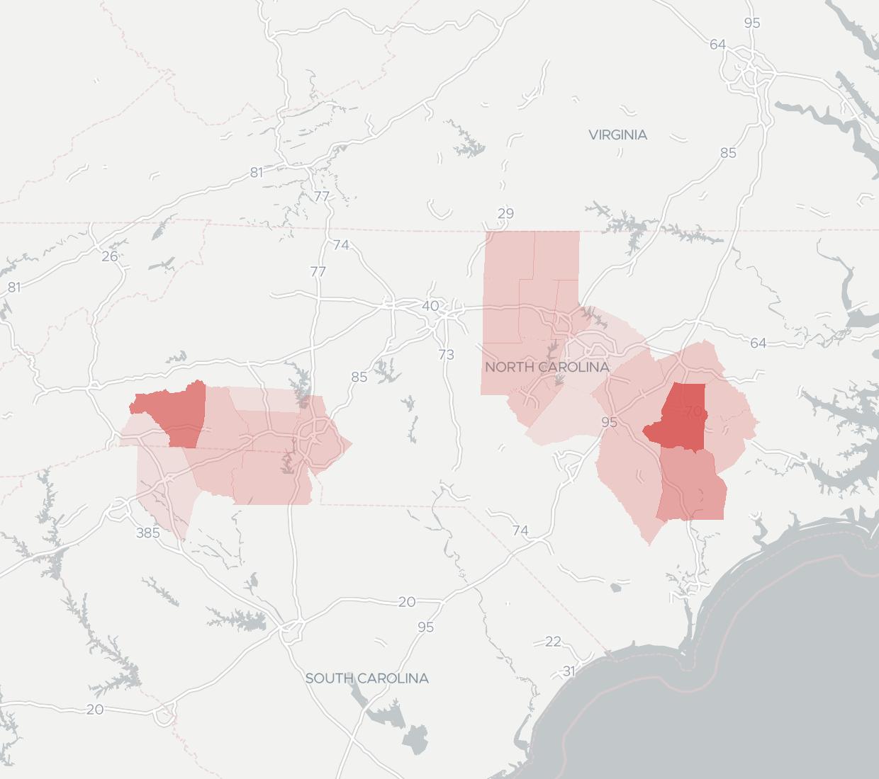 Open Broadband Availability Map. Click for interactive map