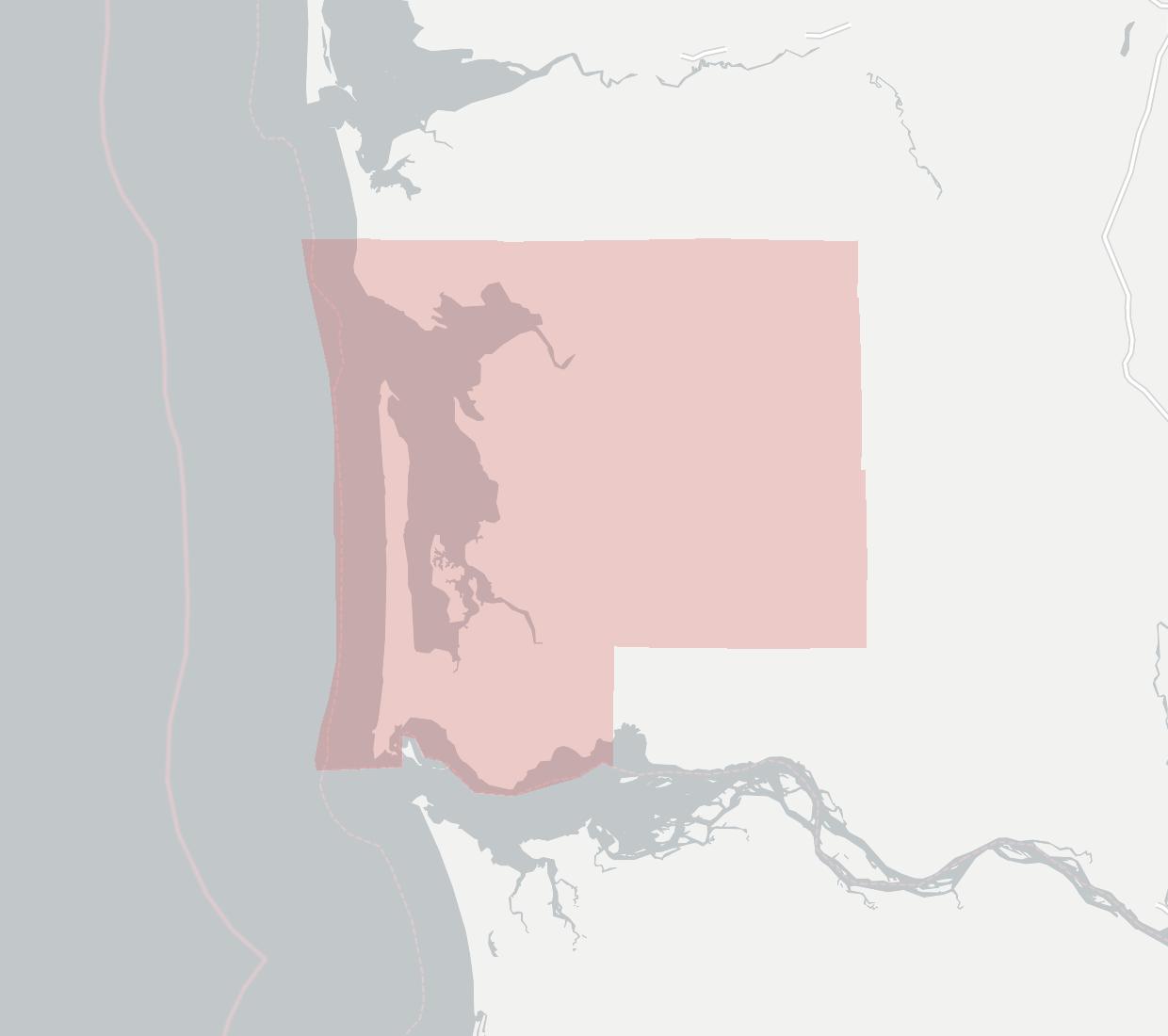 PUD Pacific Coverage Map