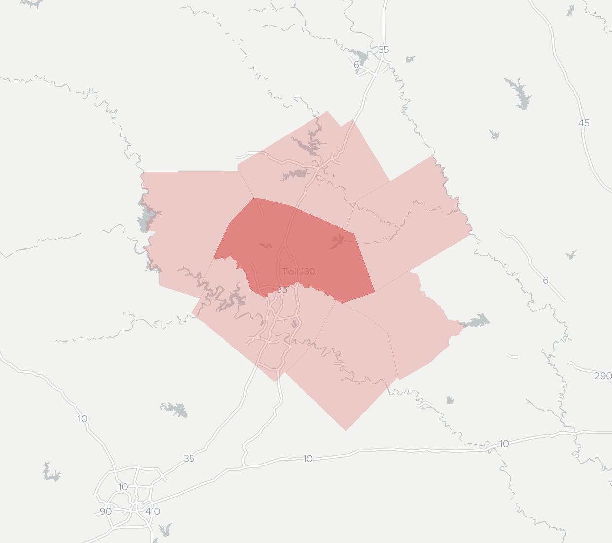 SOS Communications Coverage Map