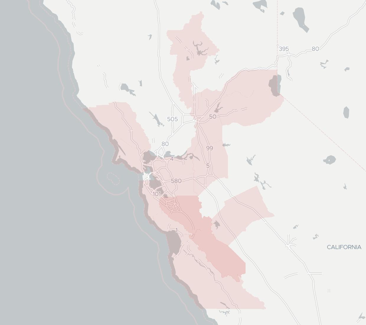 South Valley Internet Coverage Map
