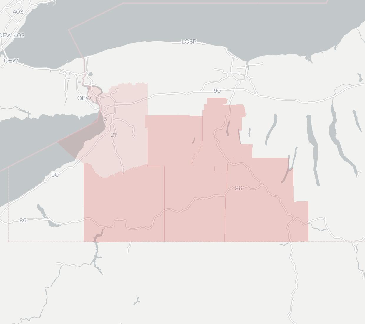 Southern Tier Wireless Availability Map. Click for interactive map