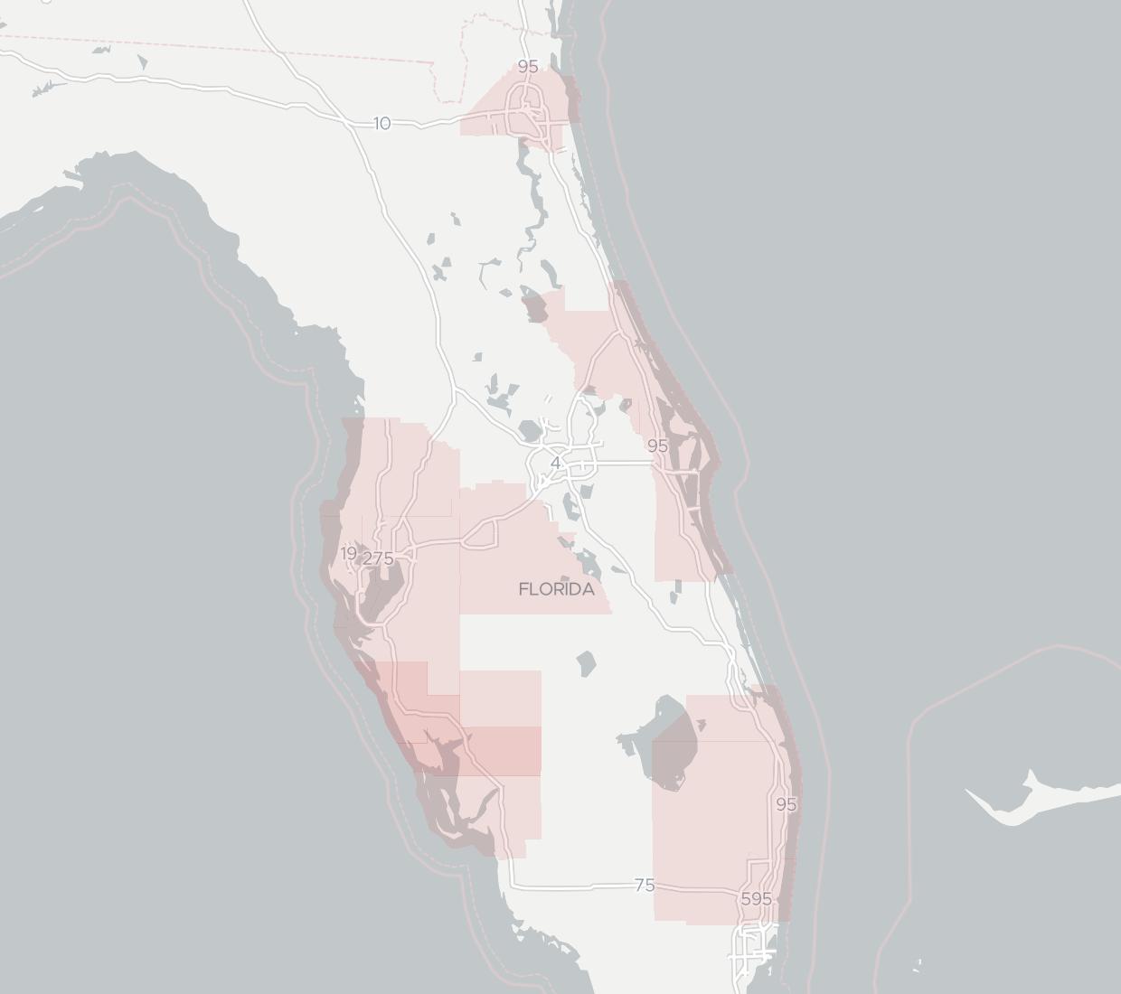 Suncoast Broadband Availability Map. Click for interactive map.