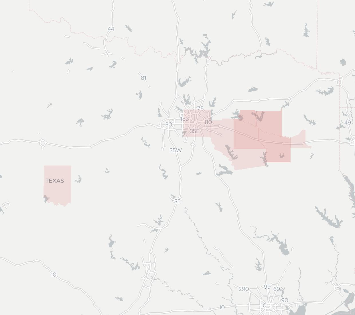 Texas CellNet Availability Map. Click for interactive map