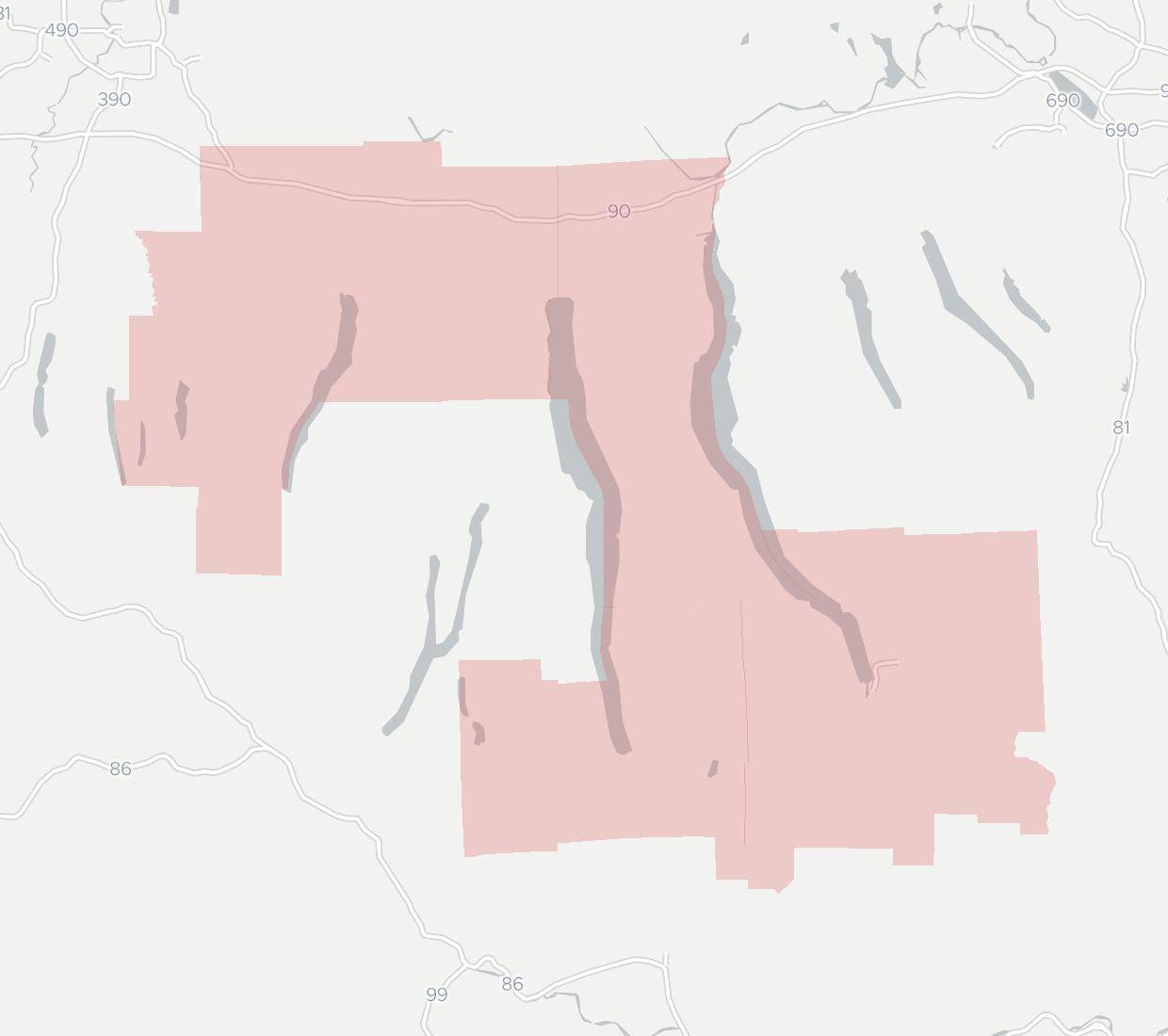 Ontario & Trumansburg Telephone Companies Coverage Map