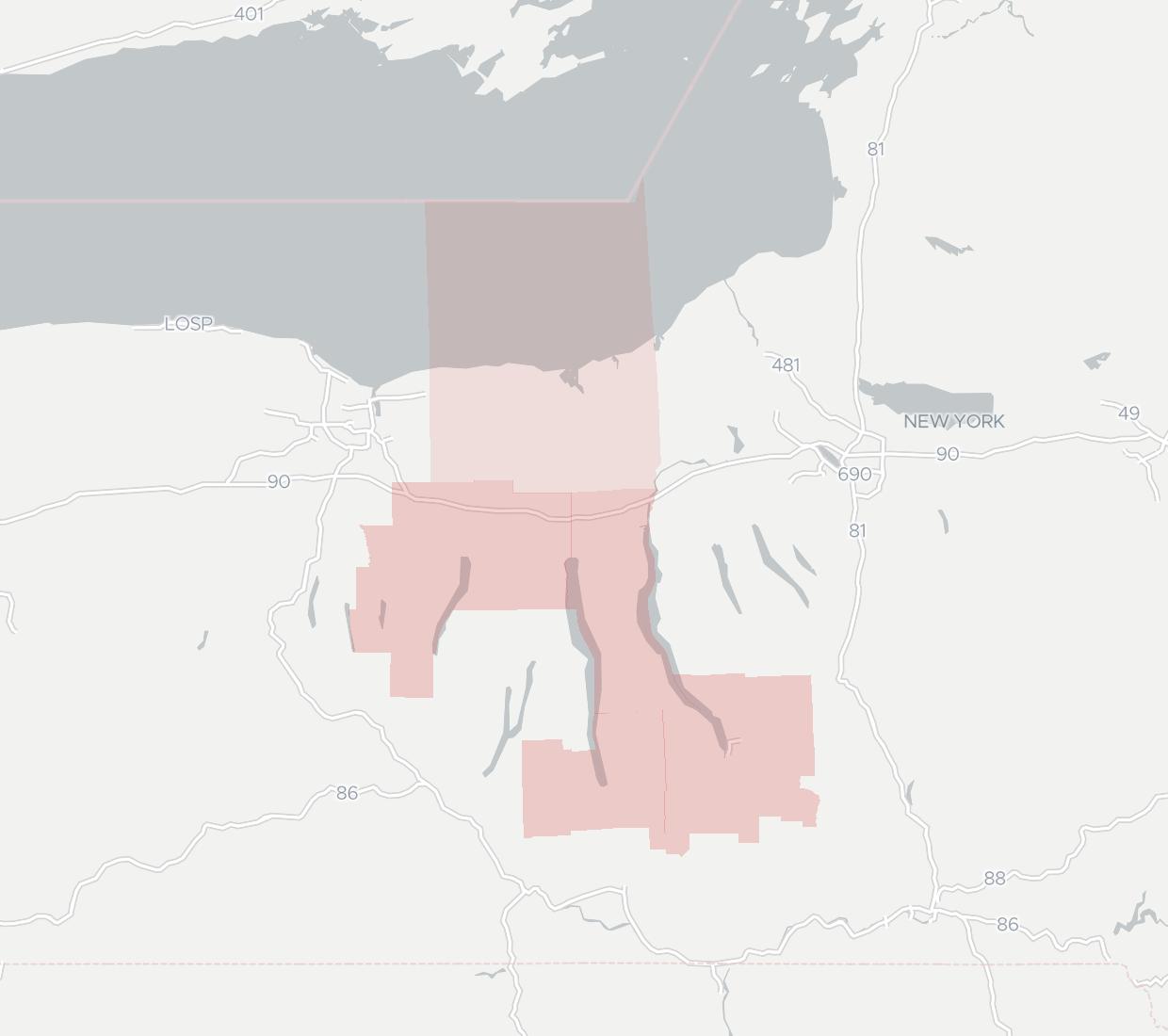 Ontario & Trumansburg Telephone Companies Coverage Map