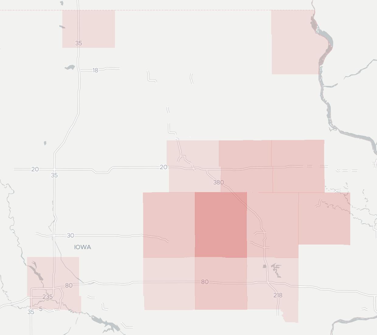 USA Communications (Iowa) Coverage Map