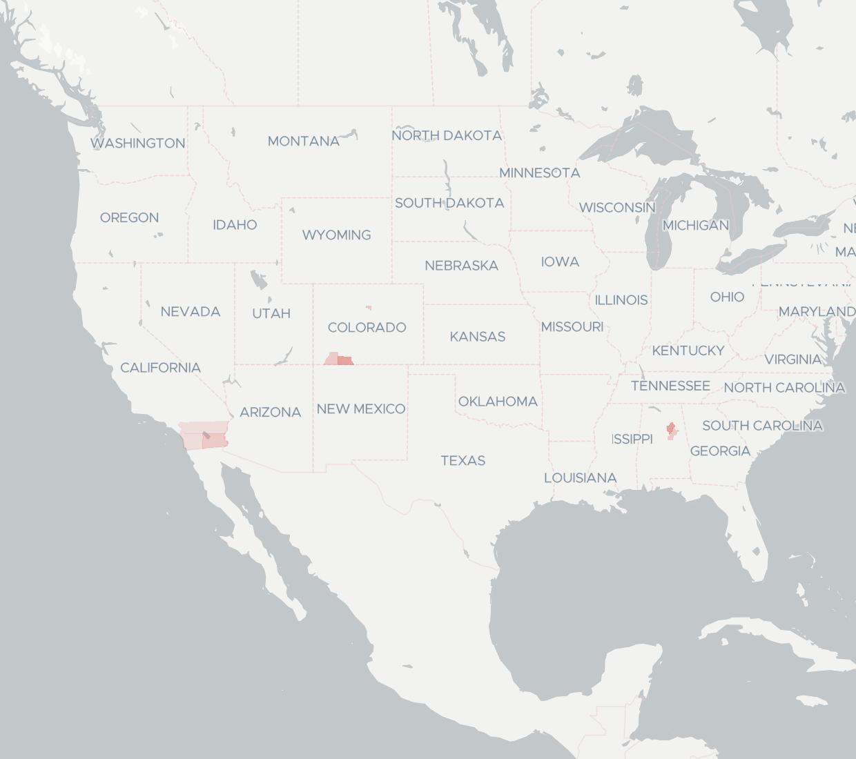 USA Communications Coverage Map