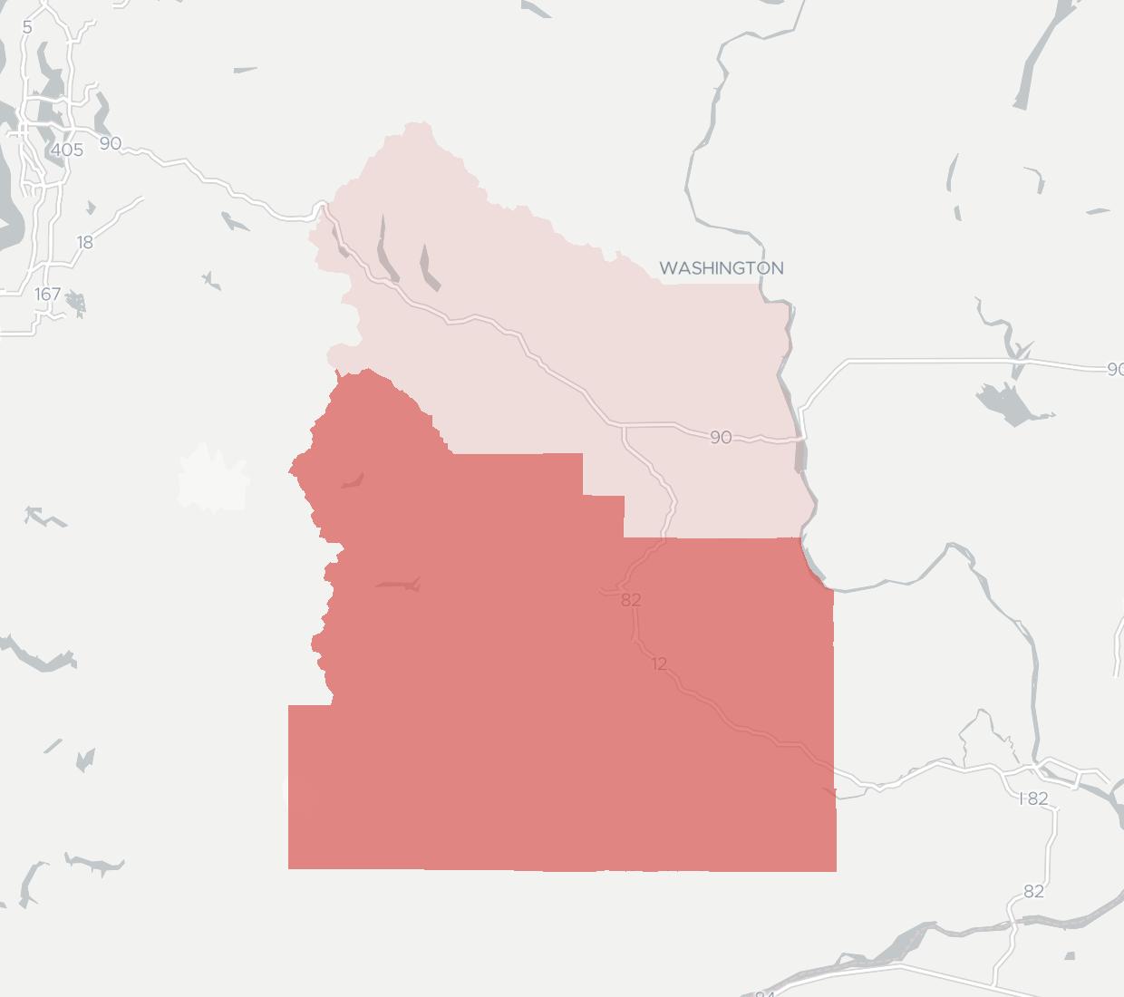 Washington Broadband Availability Map. Click for interactive map