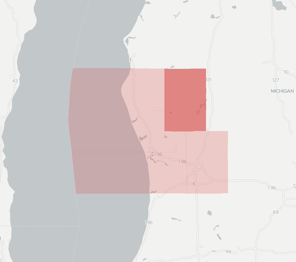 West Michigan Broadband Availability Map. Click for interactive map.