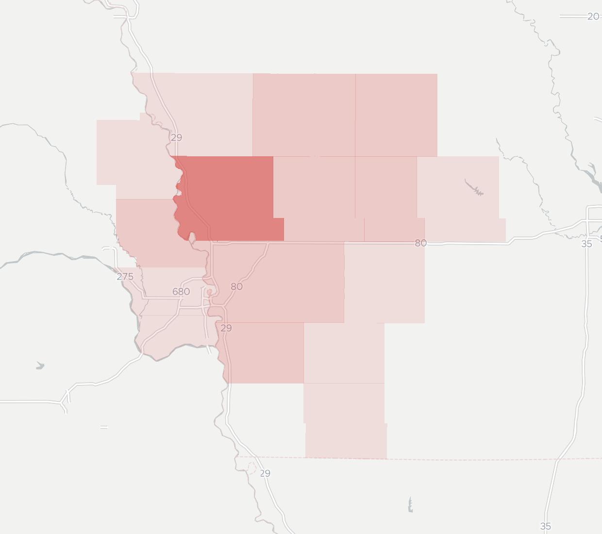 Western Iowa Wireless Availability Map. Click for interactive map