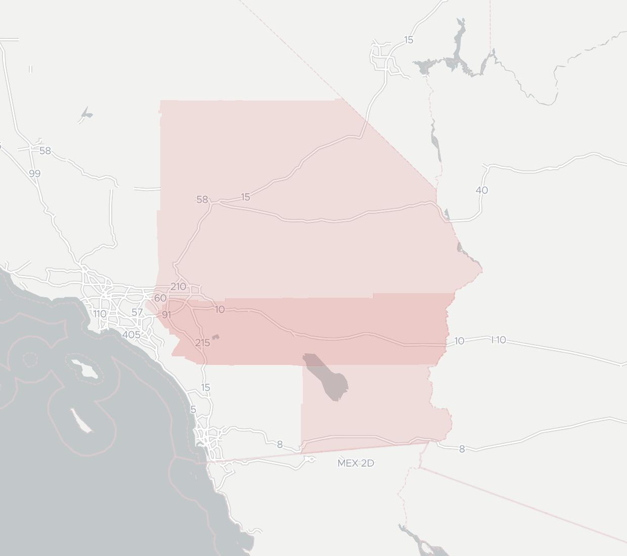 Wifiby Coachella Valley Availability Map. Click for interactive map