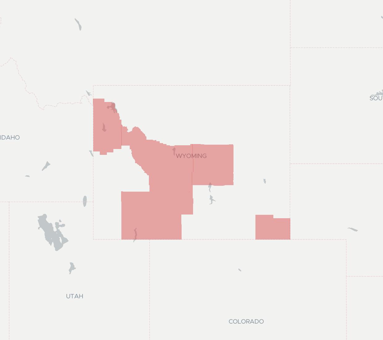 Wyoming.com Coverage Map