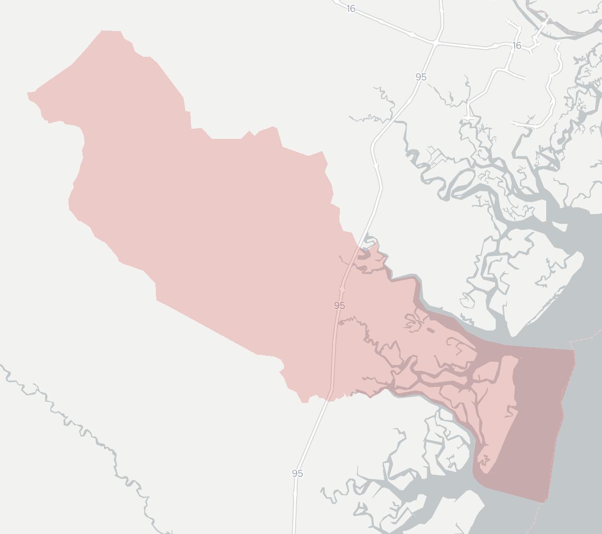 Coastal Broadband Availability Map. Click for interactive map.