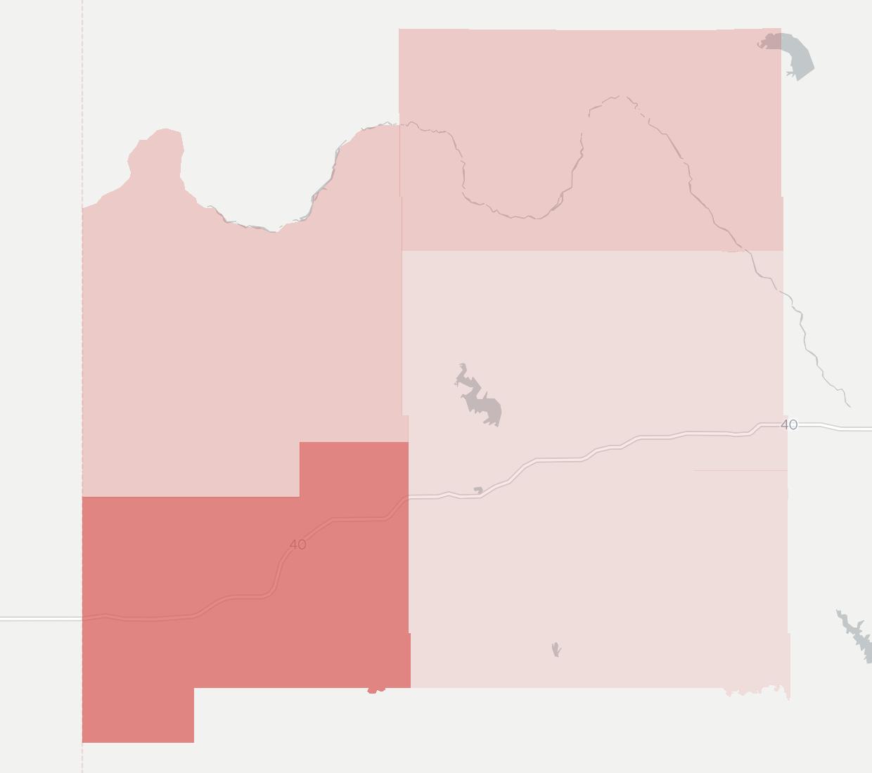 Great Plains Internet Availability Map. Click for interactive map