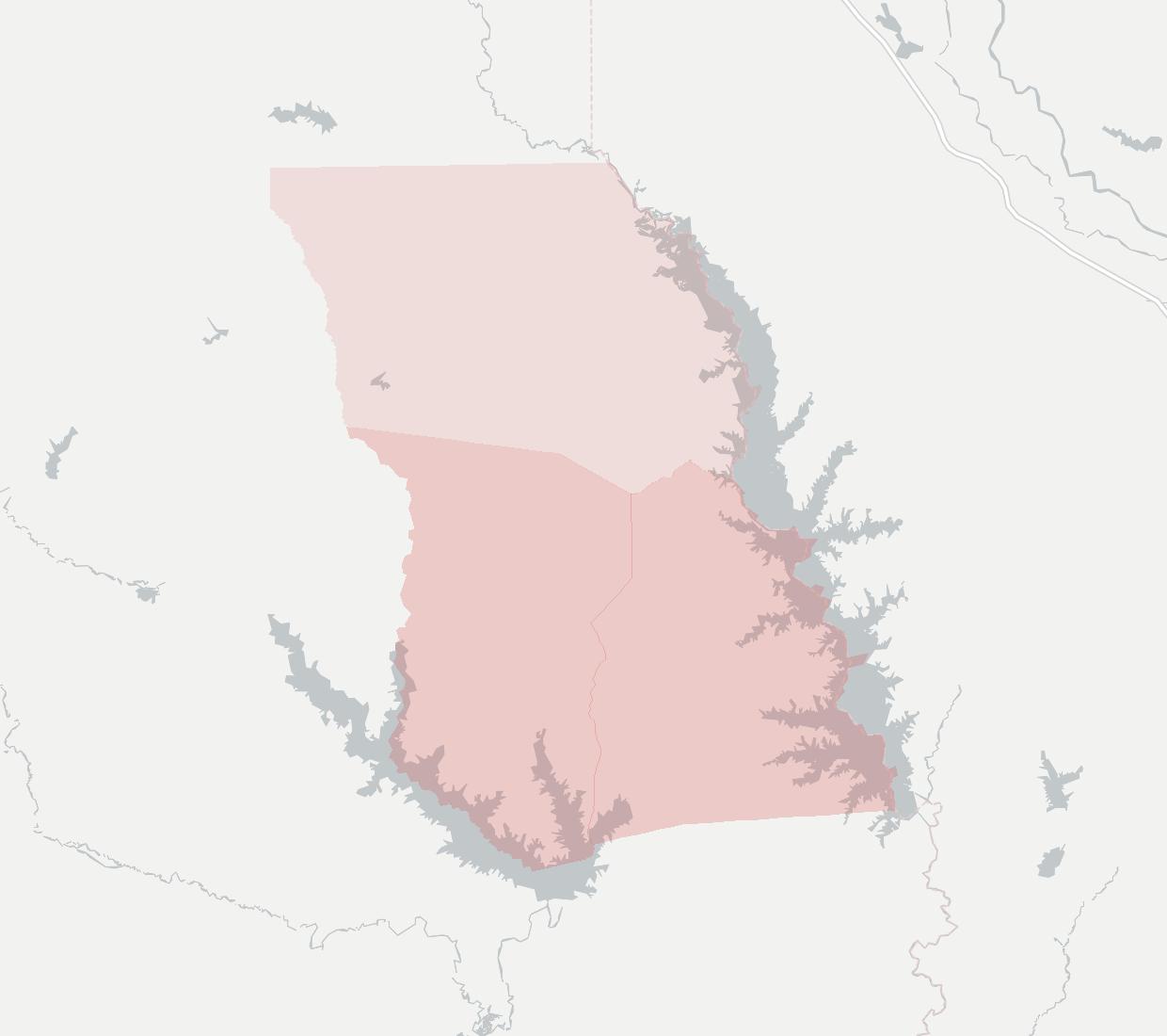 Texas Rural Internet Coverage Map