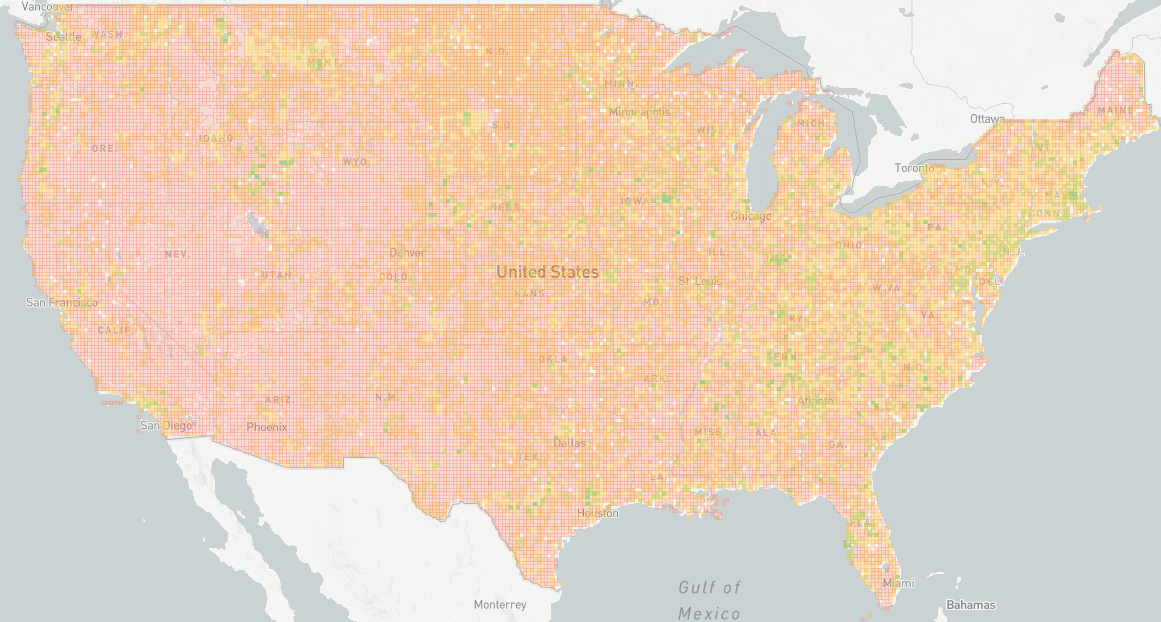 Pinpoint Communications Coverage Map