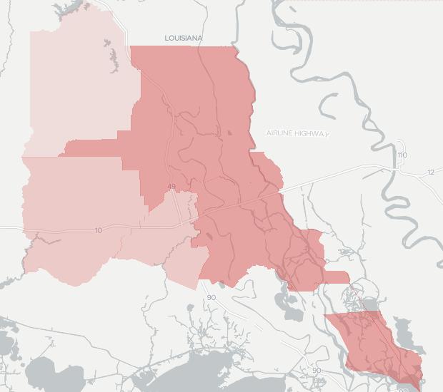 Acadiana Broadband Availability Map. Click for interactive map.