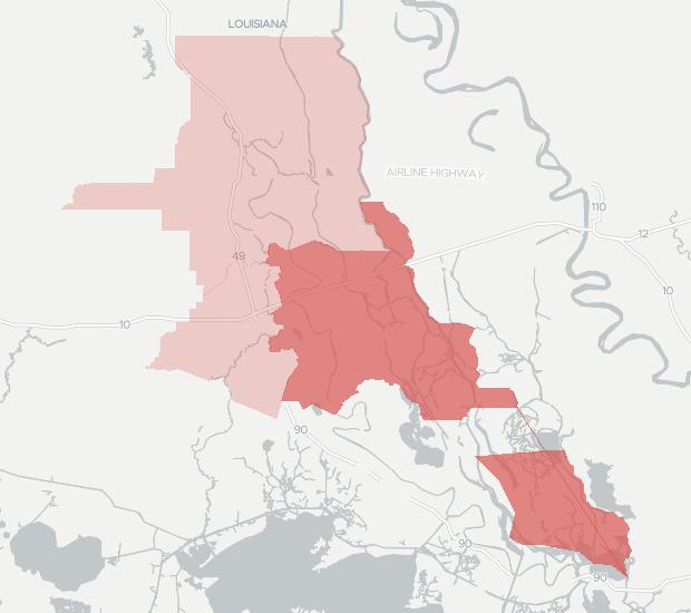 Acadiana Wireless Availability Map. Click for interactive map