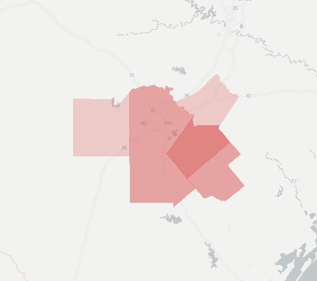 Alamo Broadband Availability Map. Click for interactive map