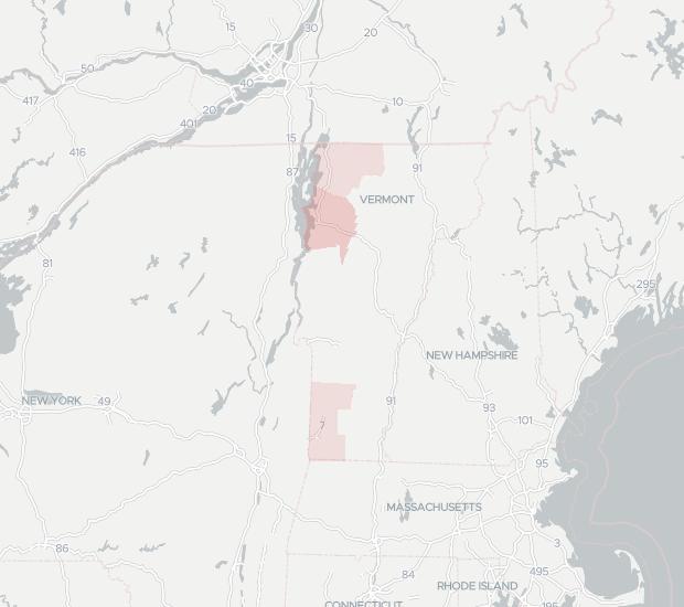 Burlington Telecom Availability Map. Click for interactive map.