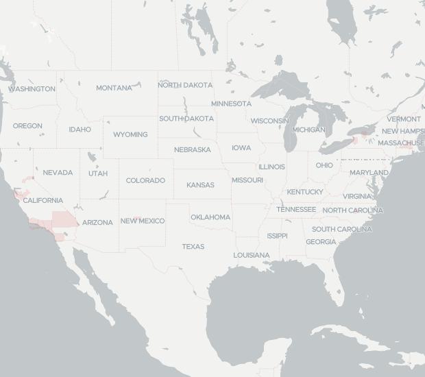 California Telecom Availability Map. Click for interactive map