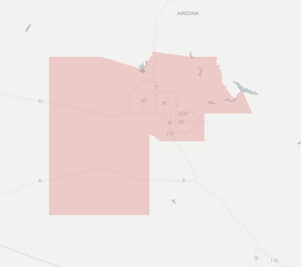 Desert iNET Availability Map. Click for interactive map