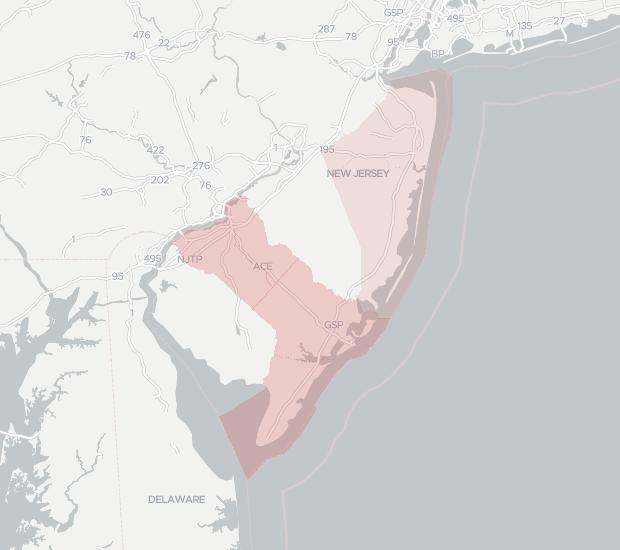Jersey Shore Wireless Availability Map. Click for interactive map
