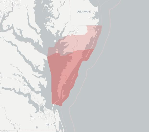 Eastern Shore Communications Availability Map. Click for interactive map