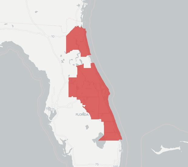 Florida High Speed Internet Availability Map. Click for interactive map