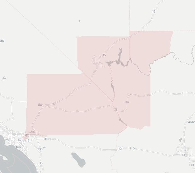 Fort Mojave Telecommunications Availability Map. Click for interactive map