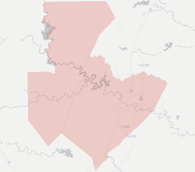 Hillcountry Networks Availability Map. Click for interactive map