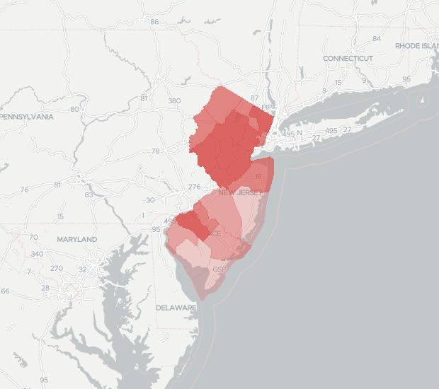 Monmouth Telephone & Telegraph Availability Map. Click for interactive map