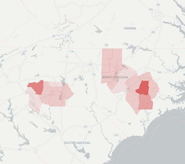 Open Broadband Availability Map. Click for interactive map.