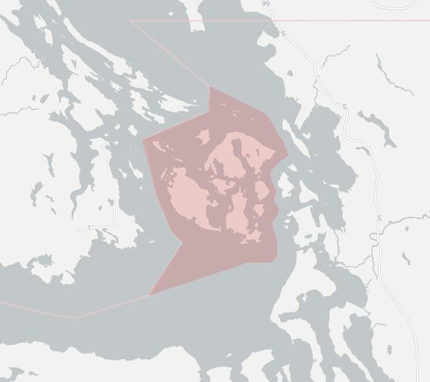 Orcas Online Availability Map. Click for interactive map