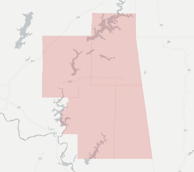 Salina Spavinaw Telephone Availability Map. Click for interactive map