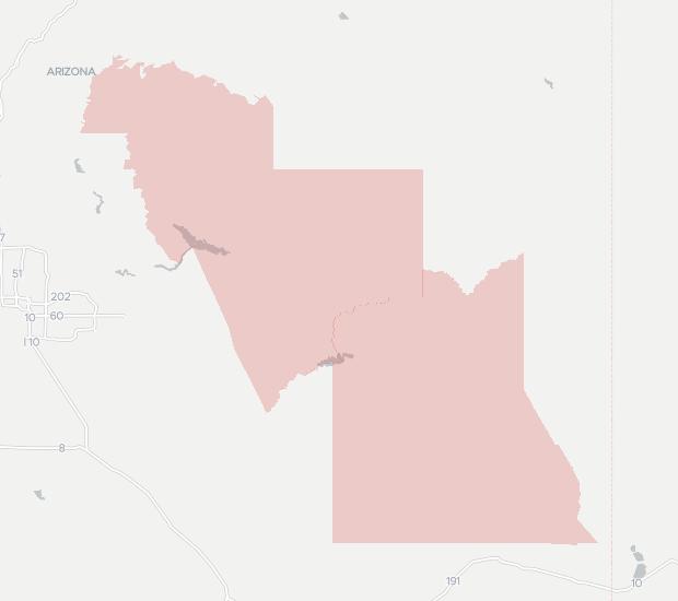 San Carlos Apache Telecommunications Availability Map. Click for interactive map